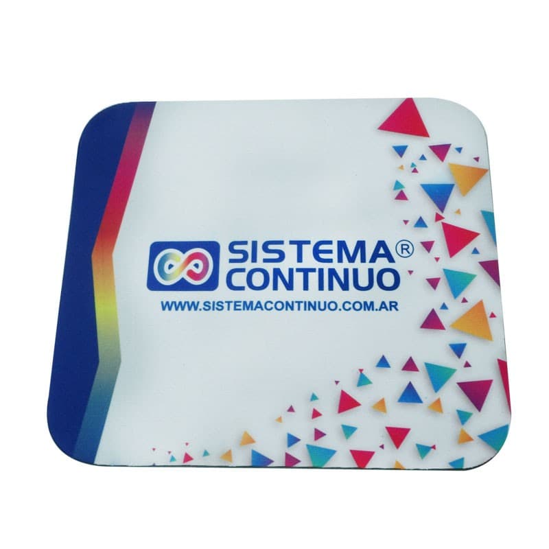 Mouse Pad Goma y Tela Rectangular 21 x 18 cm