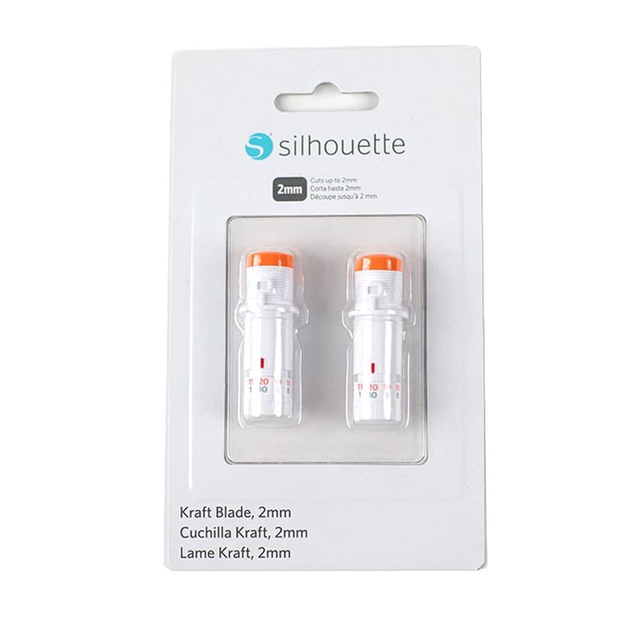 Cuchilla Kraft (2 unidades) Silhouette Cameo 2, 3, Y (4 con el adaptador)
