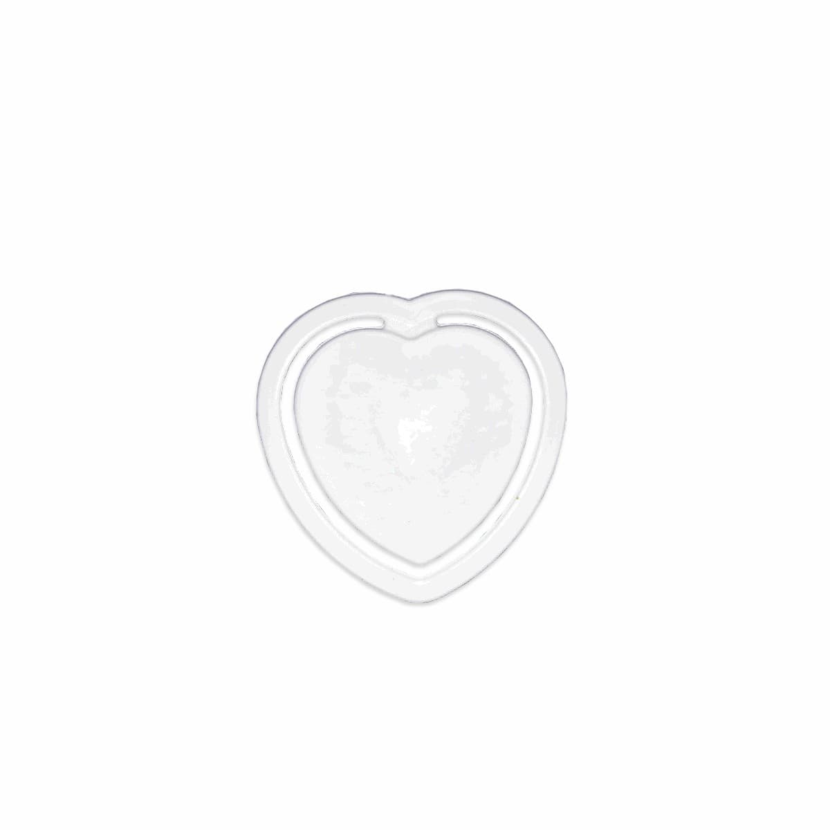 Clip Corazón Brillante 6,5 x 6,5cm x 50 unidades