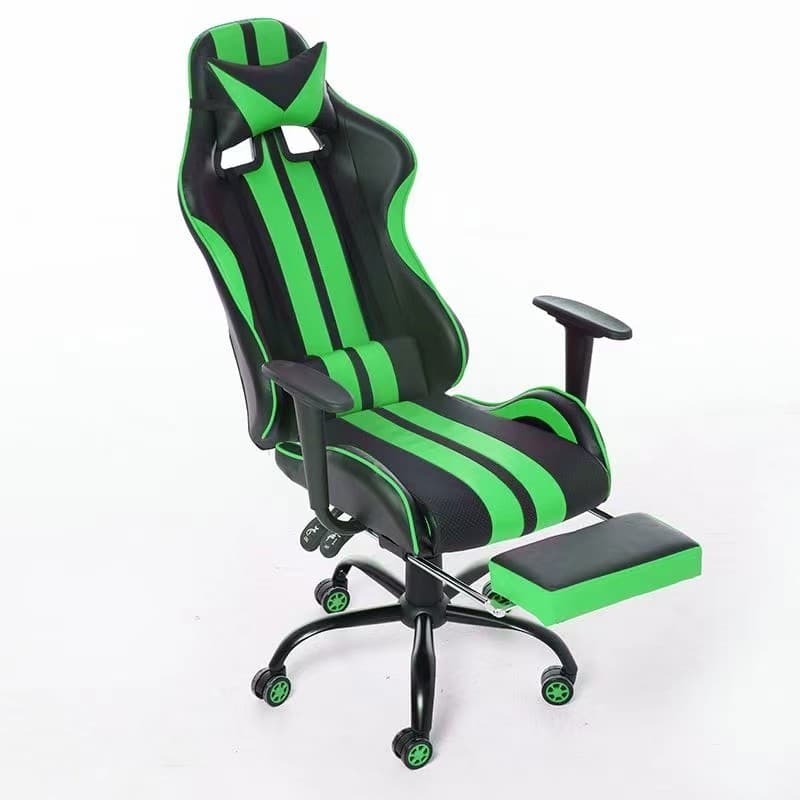 Silla Gamer - Negra y Verde